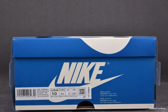 DH3227-105 and Blue Jordan 1 Air Scott Travis White 1105